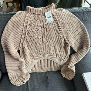 Free People Tan Sweater